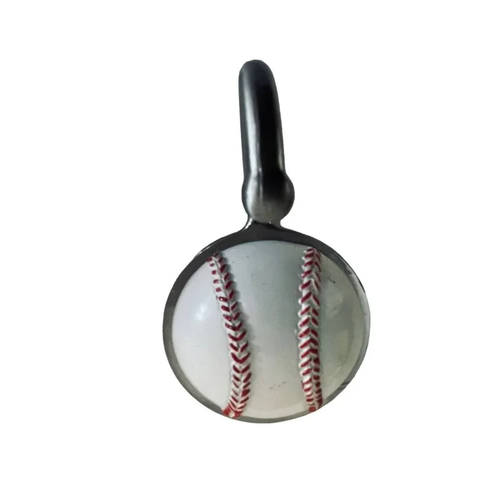 Sports Wall Hooks Hangers Liberty Hardware Balls Coat Jacket Heavy Duty Set 4